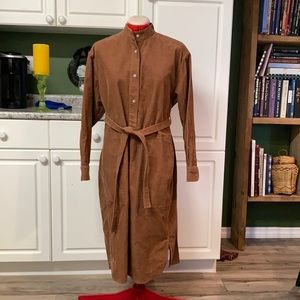 NWOT UNI QLO corduroy shirt dress